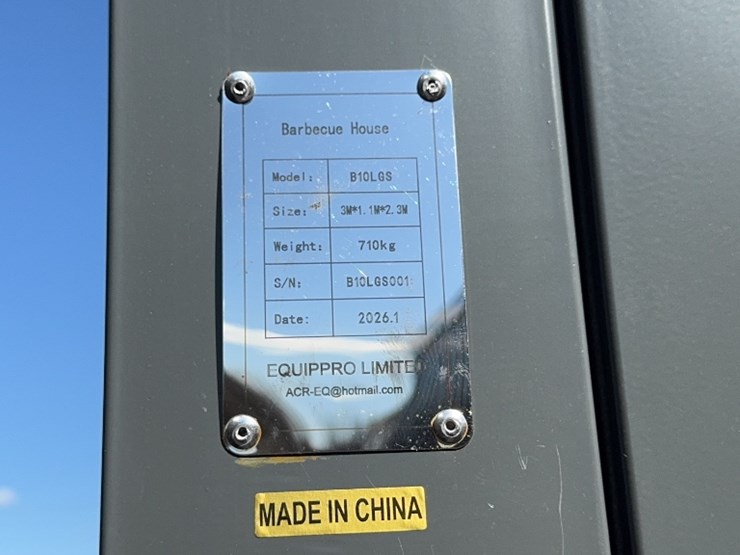 #1079-•-portable-bbq-house-w/-grill-and-sink-image-4