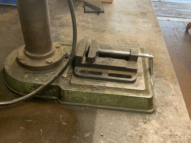 #104-•-steel-work-table,-vise,-and-drill-press-image-14