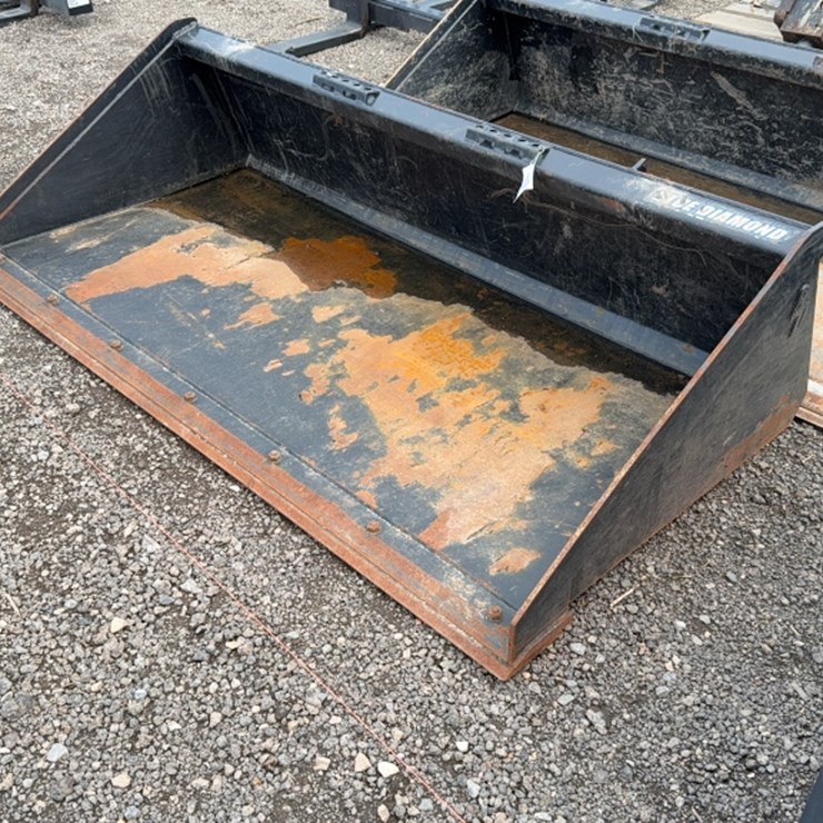 #2037 • BLUE DIAMOND 78" SKID STEER SMOOTH BUCKET