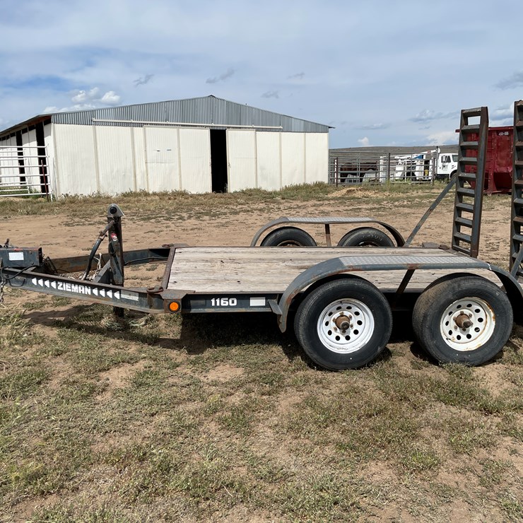 #4014 • Zieman Skid Steer Trailer, (No Title)