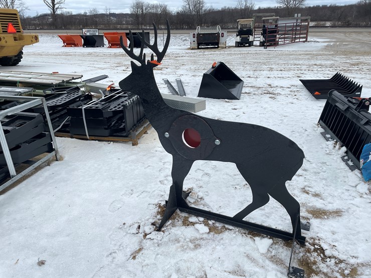 #2036-•-3/8"-ar500-steel-deer-shooting-target-image-2
