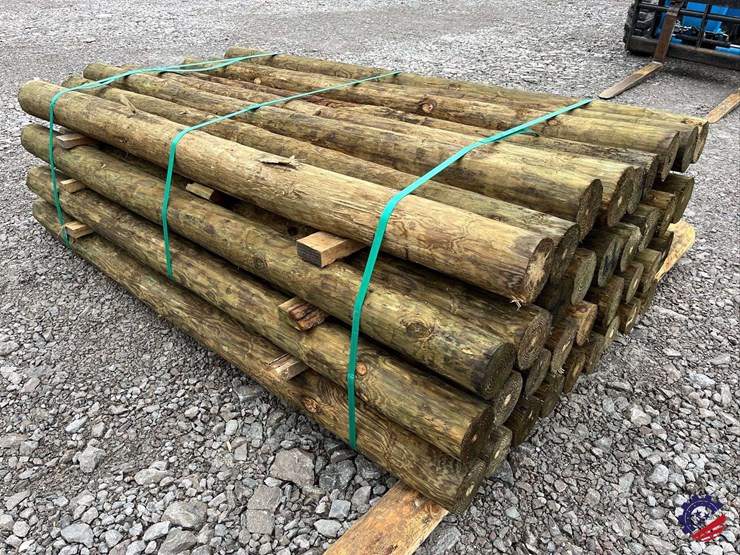 bundle-of-(36)-4”x7’-treated-fence-post-image-3