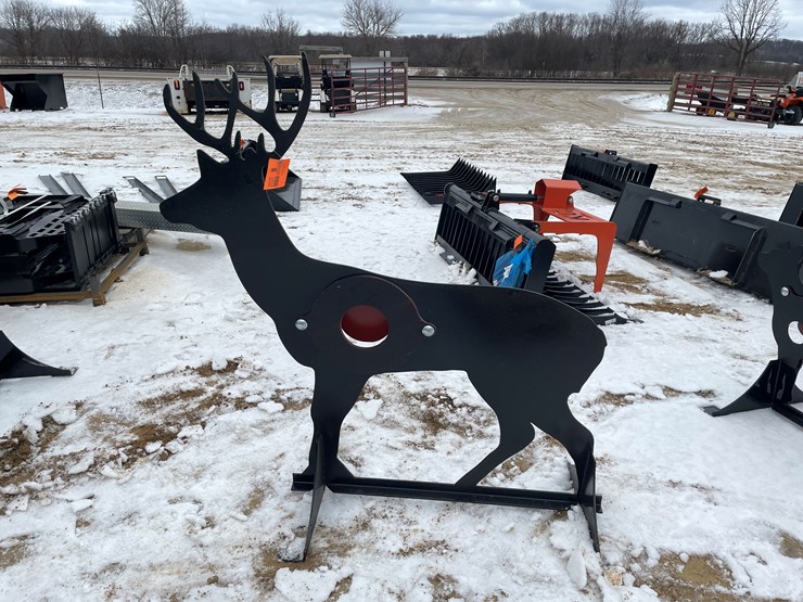 #2037-•-3/8"-ar500-steel-deer-shooting-target-image-2