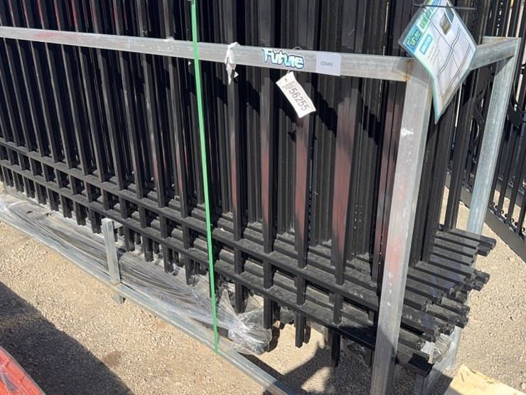 #1088-•-qty-(20)-7'x10'-wrought-iron-fence-panels-image-4
