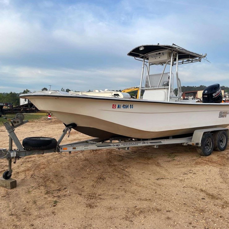 2008 Carolina Skiff 23’ Bay Boat with Trailer