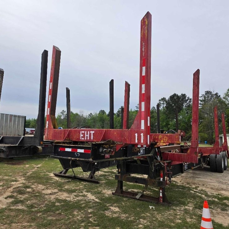 HOMEMADE LOG TRAILER