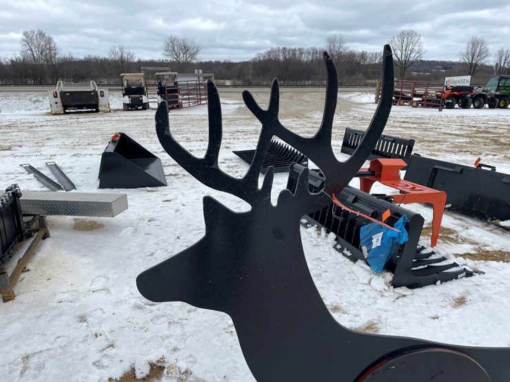 #2037-•-3/8"-ar500-steel-deer-shooting-target-image-3