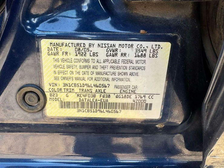 2006-nissan-sentra-4-door-sedan-(209,961-miles)-image-15