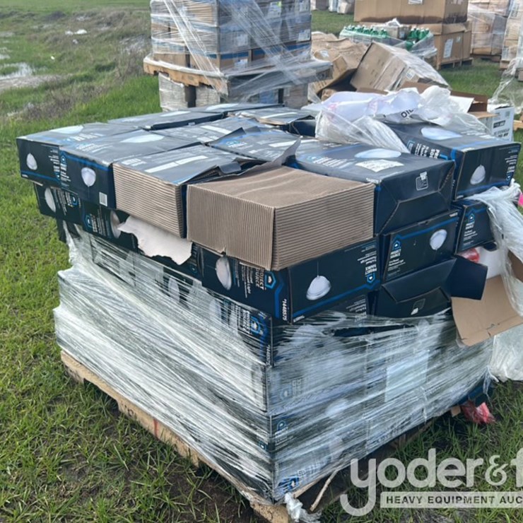 72 Boxes of flush mount lights