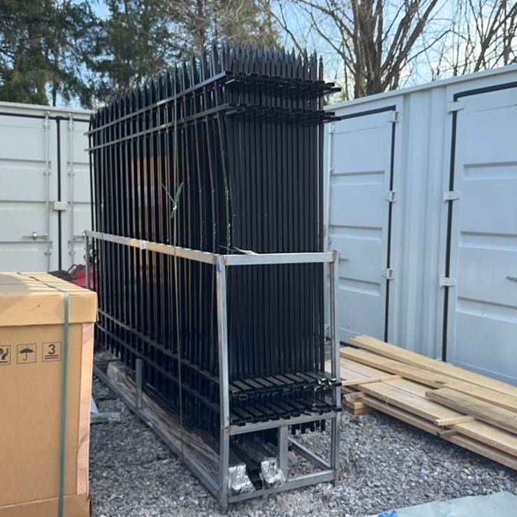 #6024 • QYT(20) 7' X 10' WROUGHT IRON FENCE PANELS