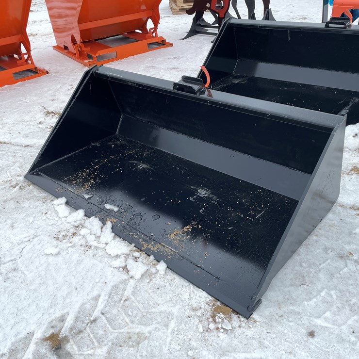 #2042 • Skid Steer Mount 66" Bucket with Blade