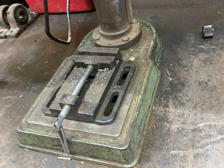 #104-•-steel-work-table,-vise,-and-drill-press-image-6