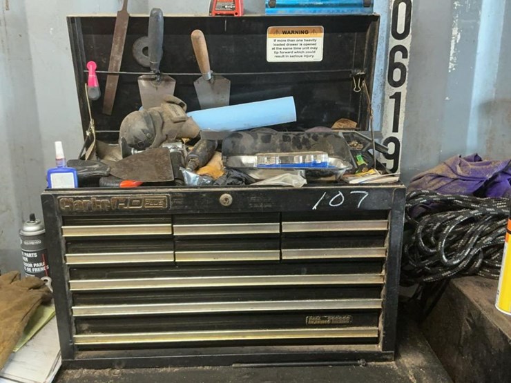 #107-•-clarke-hd-plus-tool-chest-and-contents-image-1