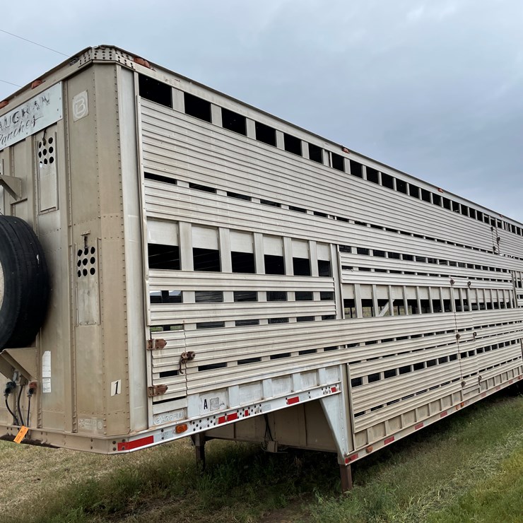 #4008 • 1978 Barrett Cattle Trailer (AZ Title)
