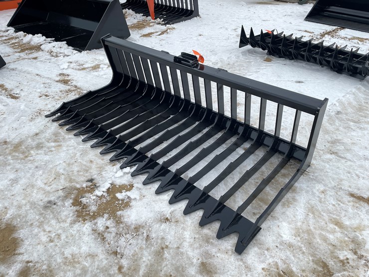 #2047-•-skid-steer-mount-skeleton-bucket-image-1