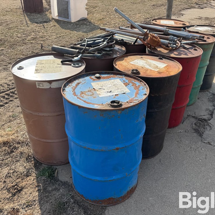 Steel Barrels/Pumps/Grease Guns