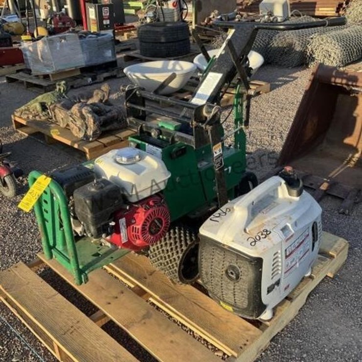 SCHILLER SOD CUTTER AND HONEYWELL GENERATOR