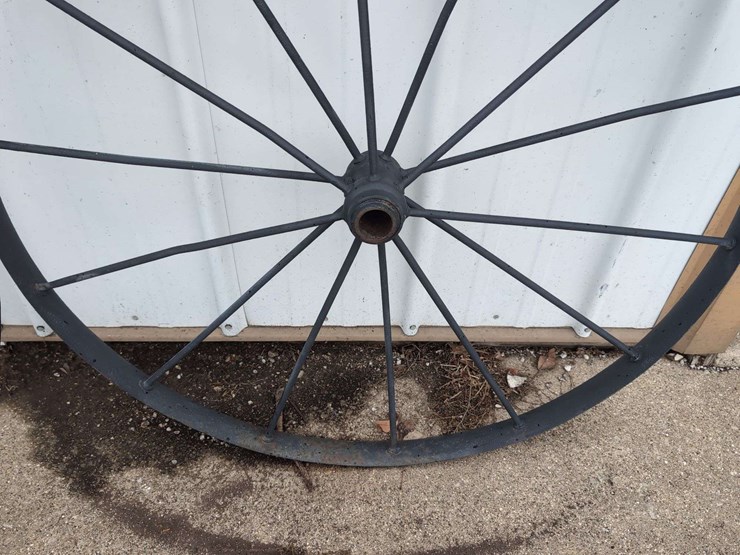 pair-of-metal-spoked-wheels-image-2