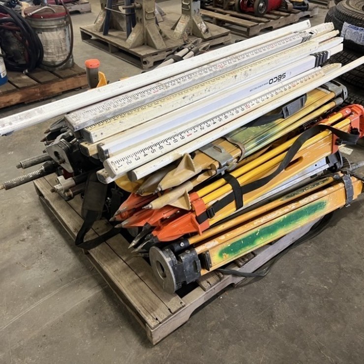 TopCon Trip-Pods & Seco Grade Rods