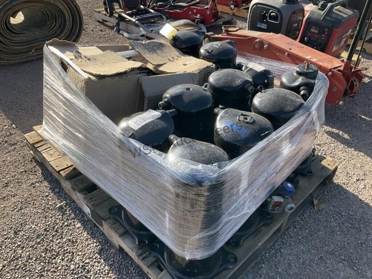 pallet-of-compressors-&-electric-motor-image-2