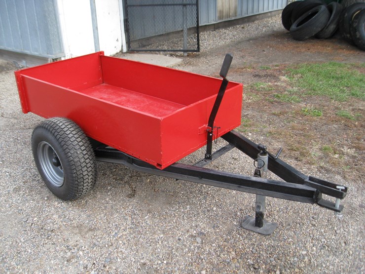 seller-#13.--heavy-duty-tilt-bed-garden-trailer,-28”x53”,-12”-sides,-20x8x10-new-tires,-removable-end-gate-image-1
