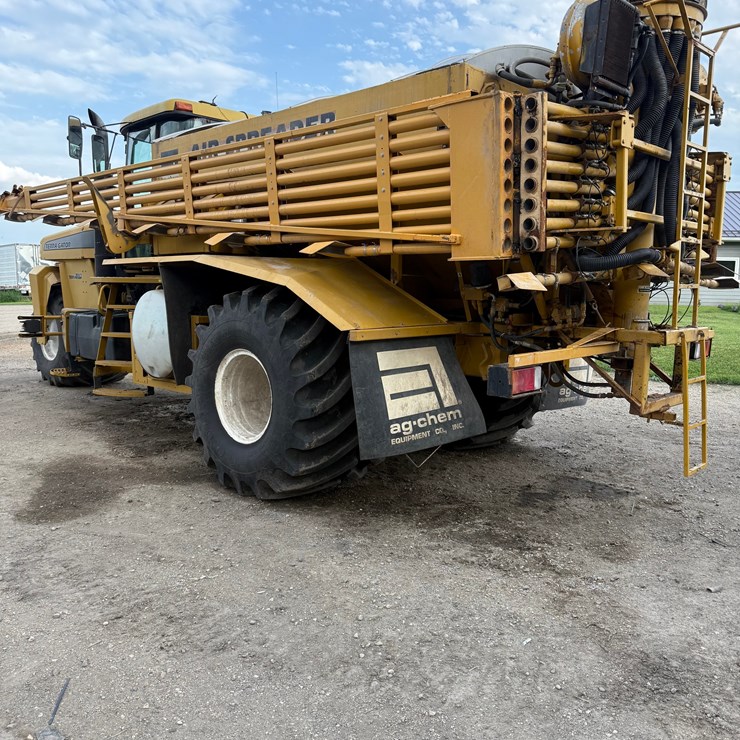 Seller #41.  2001 8103 Terra-gator dry fertilizer spreader, 8.1 liter JD engine, approx.. 4,200 hrs total, vertical & horizontal augers changed recently including hyd. motors, AG leader GPS & rate control, excellent working unit