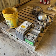 #43839 • Lot of Batteries & Misc - Located in Front Portion of Main Shop