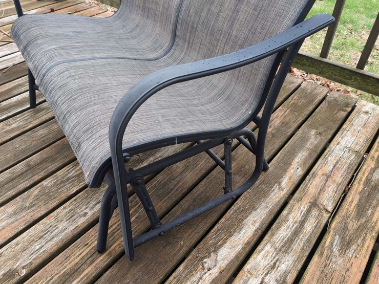 outdoor-glider-loveseat-with-mesh-seating-image-2