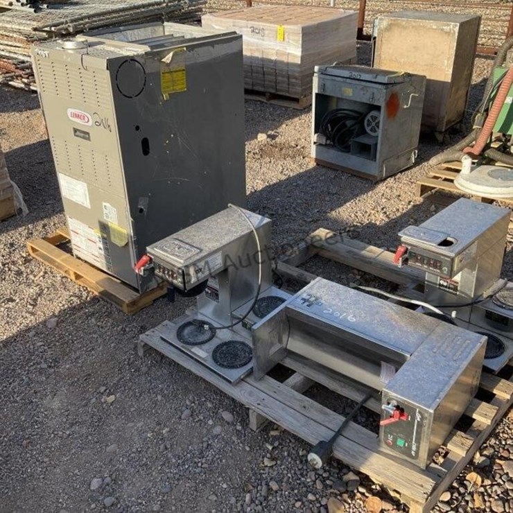 LENNOX HEAT PUMP AND ASSORTED COFFEE MACHINES