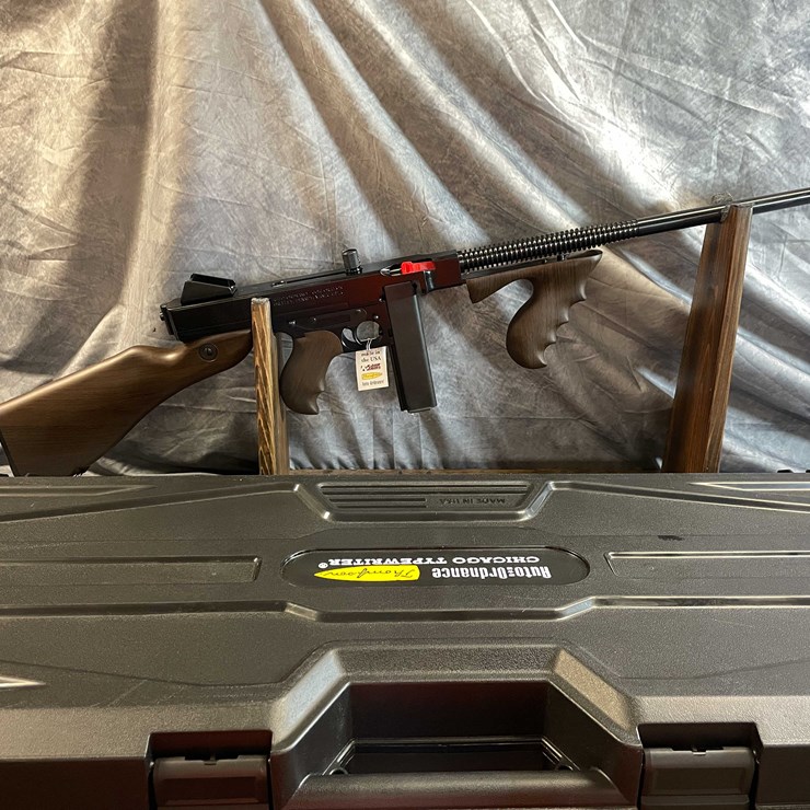 #10055 • Thompson 1927A-1C LTW DLX, 45 ACP Semi-Auto Rifle, SN: KPC1200