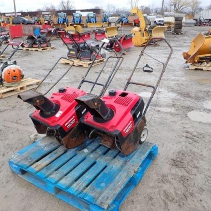 Qty Of (2) Honda HS720 20 In. Snowblowers