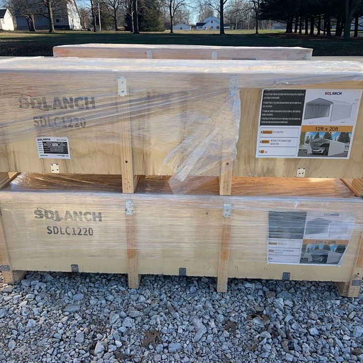 SDLANCH SDLC1220 High-End Carport, 12 ft x 20 ft