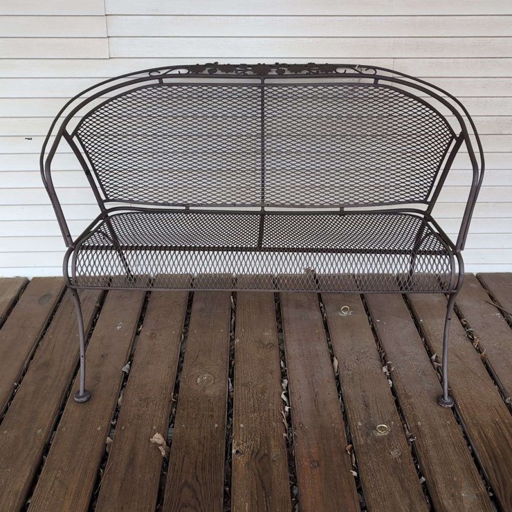 Metal Outdoor Bench