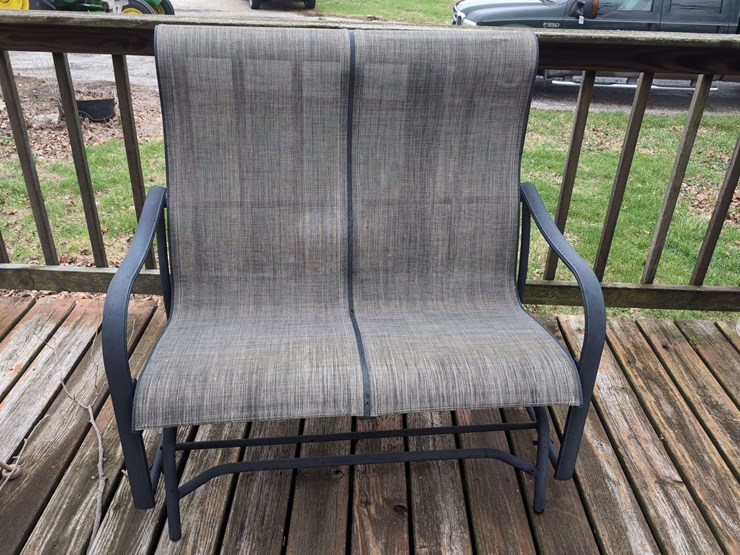 outdoor-glider-loveseat-with-mesh-seating-image-1