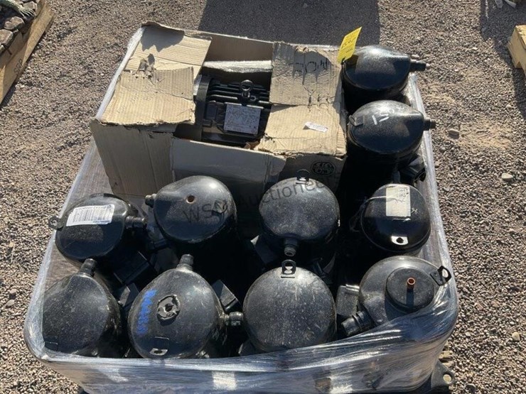 pallet-of-compressors-&-electric-motor-image-4