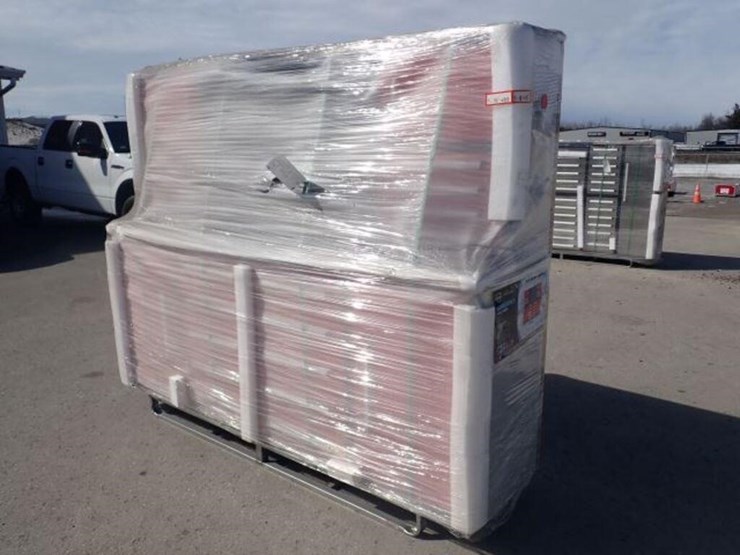 unused-steelman-7-ft-garage-cabinet-work-bench-image-1