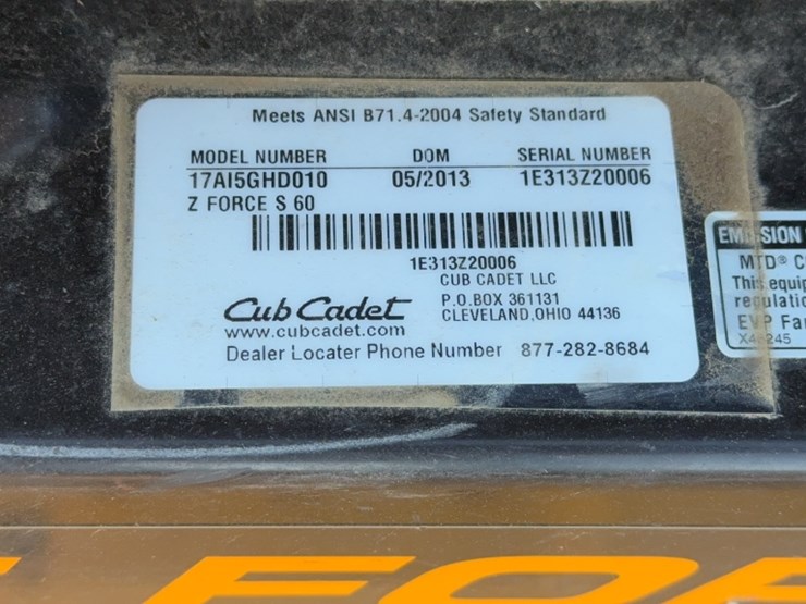 #4057-•-2013-cub-cadet-z-force-zero-turn-mower-image-12