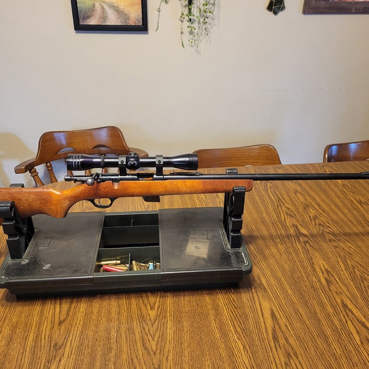 Lot 11.  Model 25 Glenfield .22, 4x Redfield