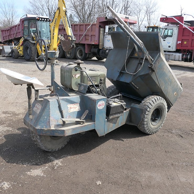Scoot Crete T-52 Concrete Buggy, SN:5362, Wisc. Gas