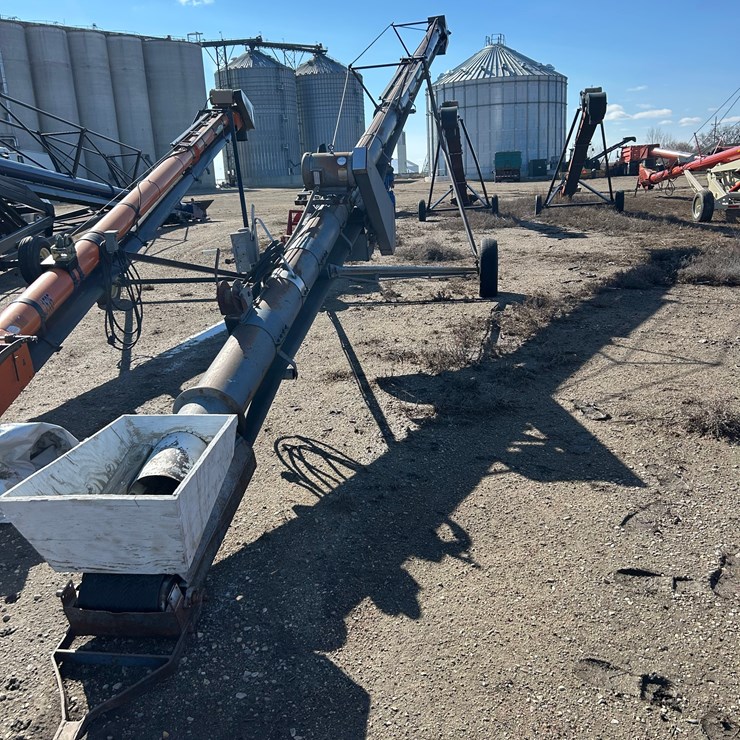 Seller #37.  Speed King 50’ auger w/3 phase electric motor