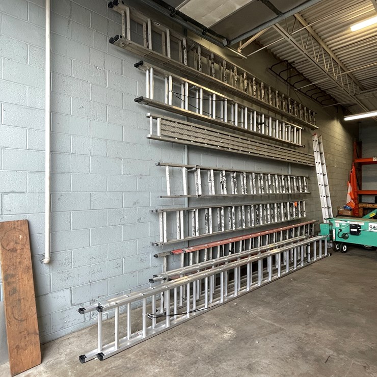 #2576 • Wall of Extension Ladders (Columbia Heights, MN)