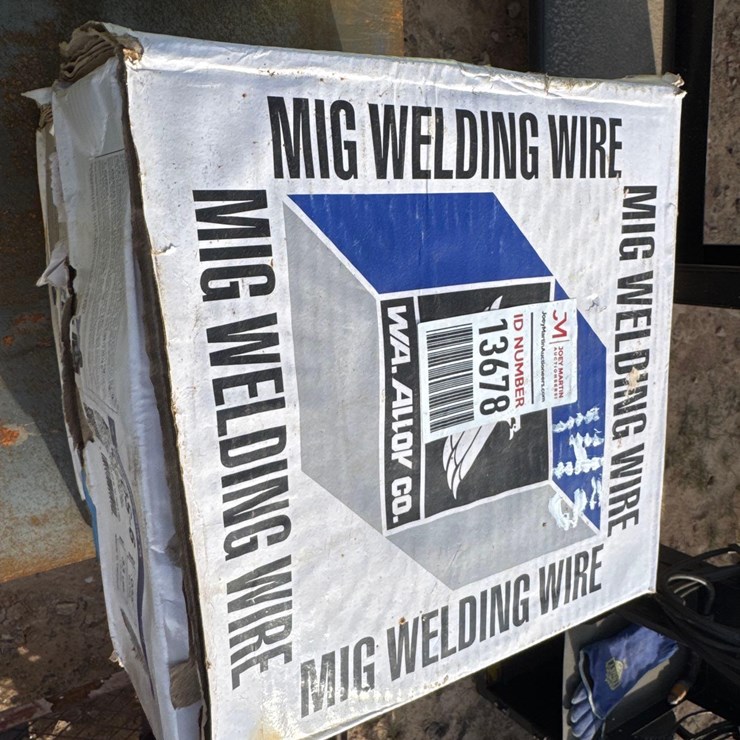 (1) UNUSED ROLL OF WA ALLOY MIG WELDING WIRE, .035", 33LBS