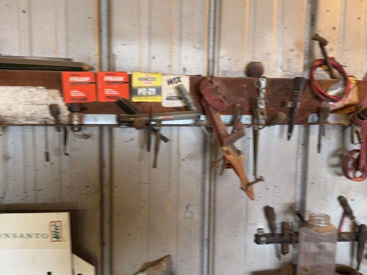 workbench-with-power-smart-drill-press-and-various-tools-image-7