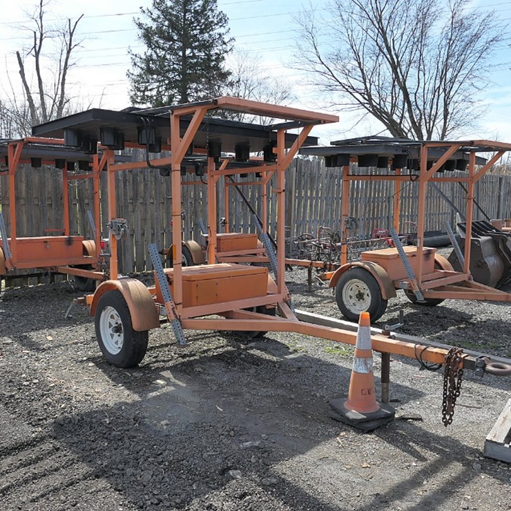 (4) Ver-Mac Arrow Board Trailers