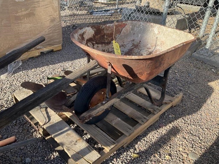 wheel-barrow-w/-asst-hand-tools-image-1