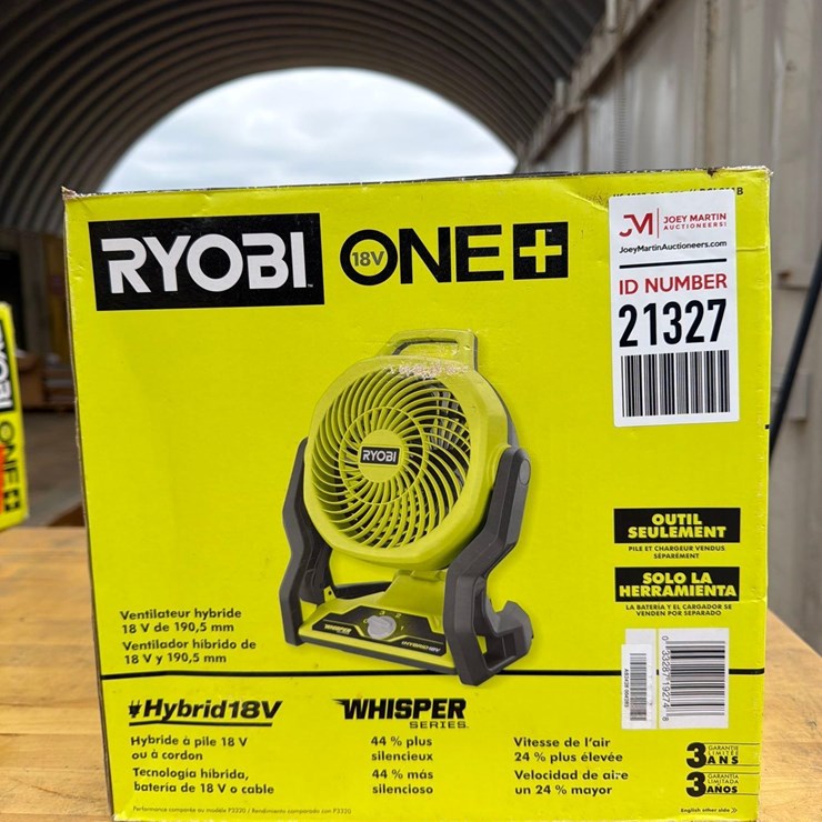RYOBI 18 V HYBRID 7.5 FAN