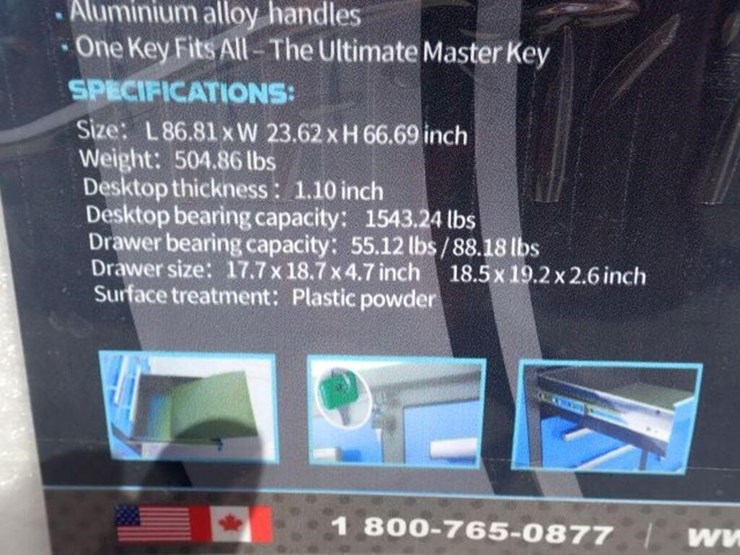 unused-steelman-7-ft-garage-cabinet-work-bench-image-6