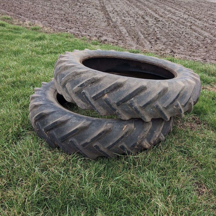 Two Goodyear Super-Sure Grip Tractor Tires