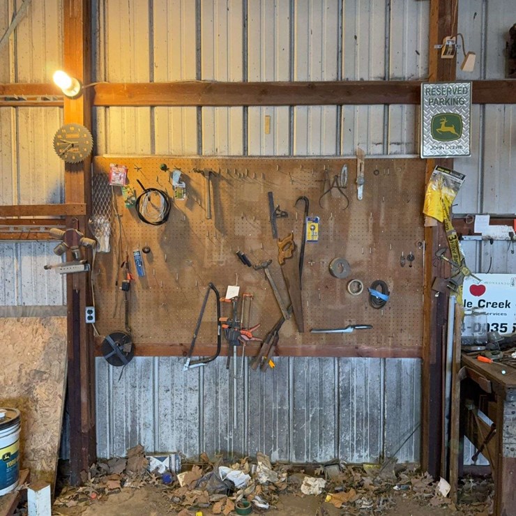 Craftsman Blade Clock and Assorted Hand Tools