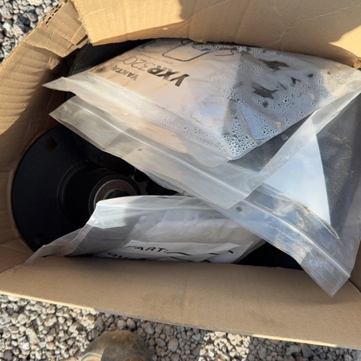 #4071 • BOX OF YAKTA MOWER PARTS